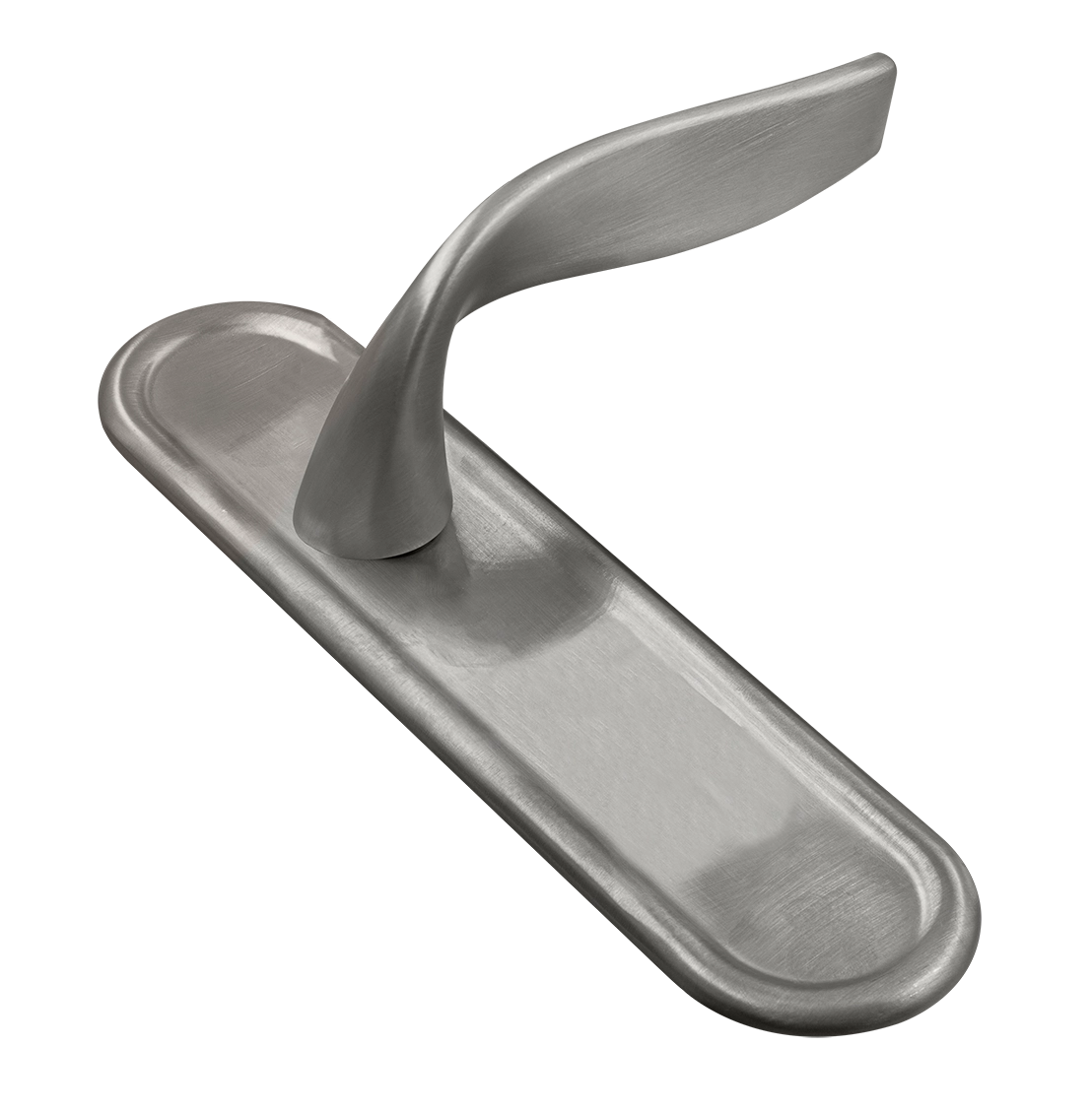 Ручка дверная SKYSCRAPER PLR WF на планке, цвет Зимняя стужа/Winter Frost фото купить Тверь