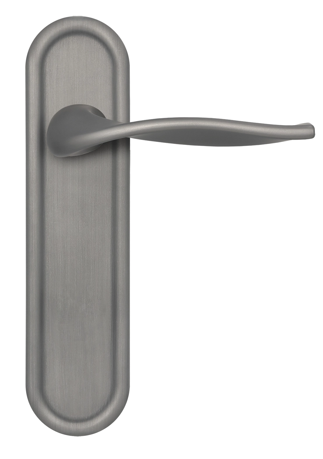 Ручка дверная SKYSCRAPER PLR WF на планке, цвет Зимняя стужа/Winter Frost фото купить в Твери