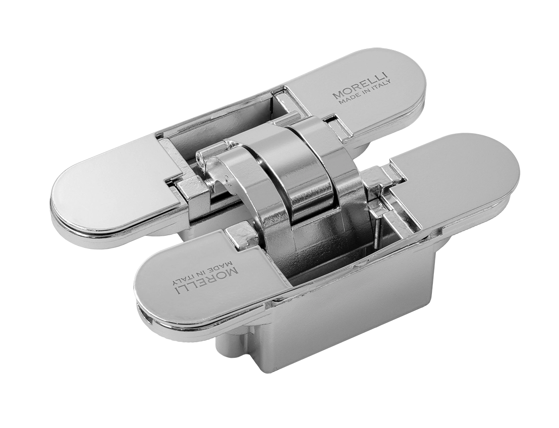 Петля скрытая HH-20 PC, врезная с 3D-регулировкой, вес полотна до 60 кг цвет хром фото купить Тверь