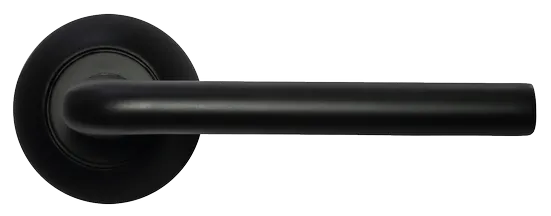 КОЛОННА, ручка дверная MH-03 BL, цвет - черный фото купить в Твери