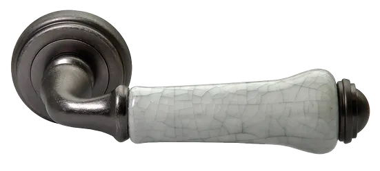 UMBERTO, ручка дверная MH-41-CLASSIC OMS/GR, цвет - старое мат.серебро/серый фото купить Тверь
