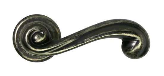 PLAZA, ручка дверная CC-1 FEA, цвет - состаренное серебро фото купить в Твери