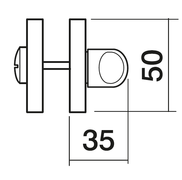 LUX-WC-R3 OBR, завертка сантехническая, цвет - кофе фото купить в Твери