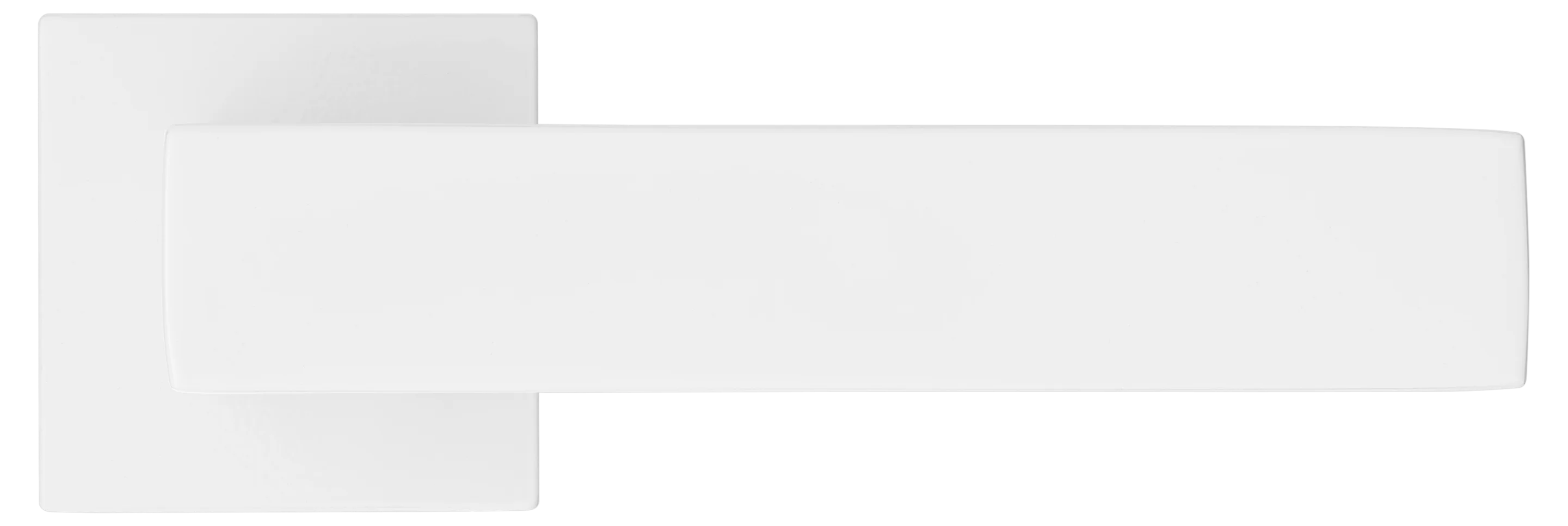 MIRA, ручка дверная на квадратной розетке MH-54-S6 W, цвет - белый фото купить в Твери