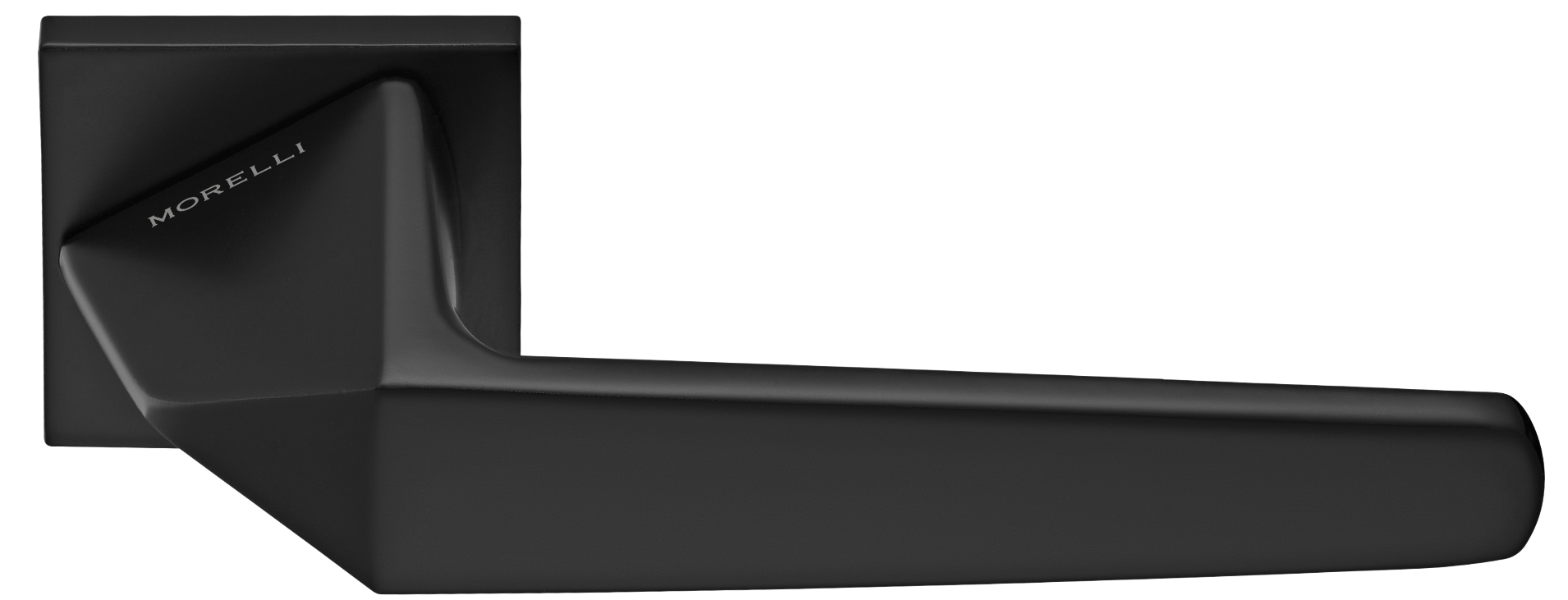 SOUK ручка дверная на квадратной розетке 6 мм, MH-55-S6 BL, цвет - черный фото купить Тверь