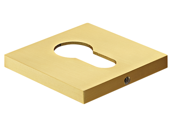 Накладка на ключевой цилиндр, на квадратной розетке 6 мм, MH-KH-S6 MSG, цвет - мат. сатинированное золото фото купить Тверь