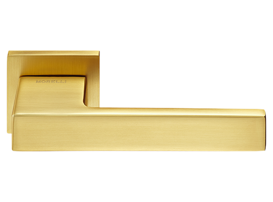 LOT ручка дверная на квадратной розетке 6 мм MH-56-S6 MSG, цвет - мат.сатинированное золото фото купить Тверь