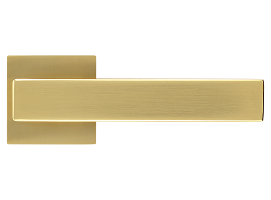 LOT ручка дверная на квадратной розетке 6 мм MH-56-S6 MSG, цвет - мат.сатинированное золото фото купить в Твери
